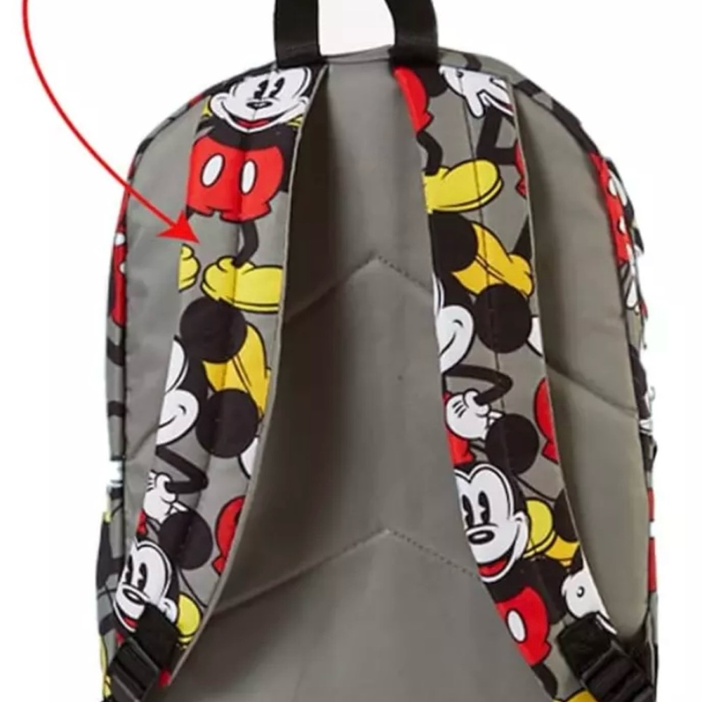 Mickey Mouse Patterned Backpack - Picture 3 of 14